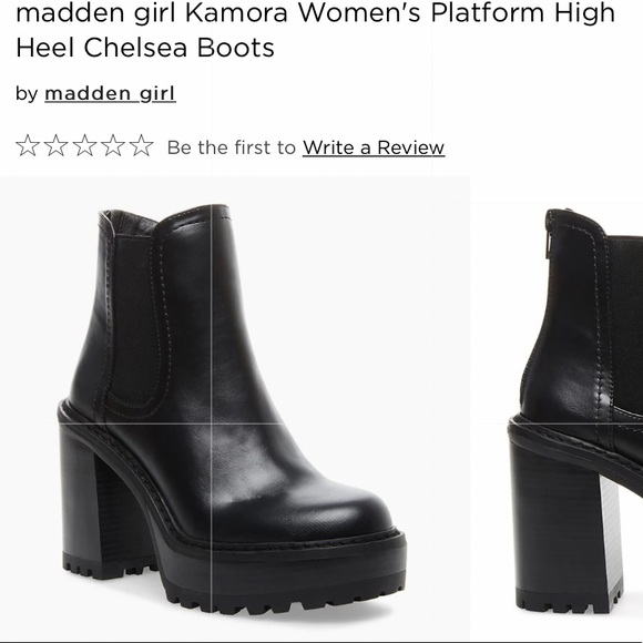 Madden Girl Shoes - Madden girl Kamora platform heeled chelsea boots